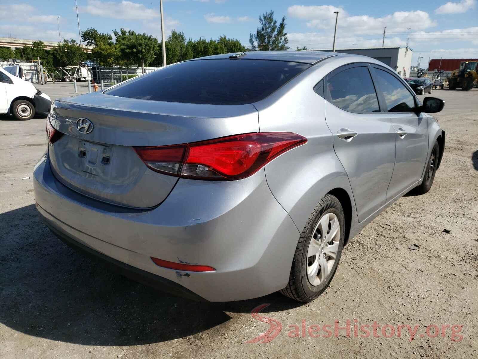 5NPDH4AE0GH663450 2016 HYUNDAI ELANTRA