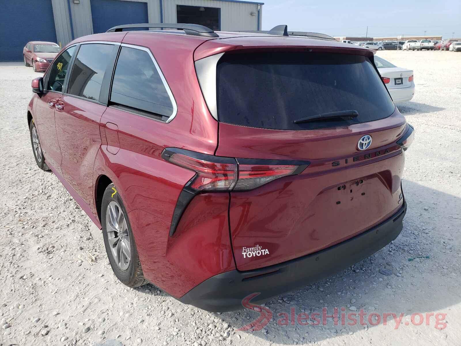 5TDYRKEC3MS027624 2021 TOYOTA SIENNA