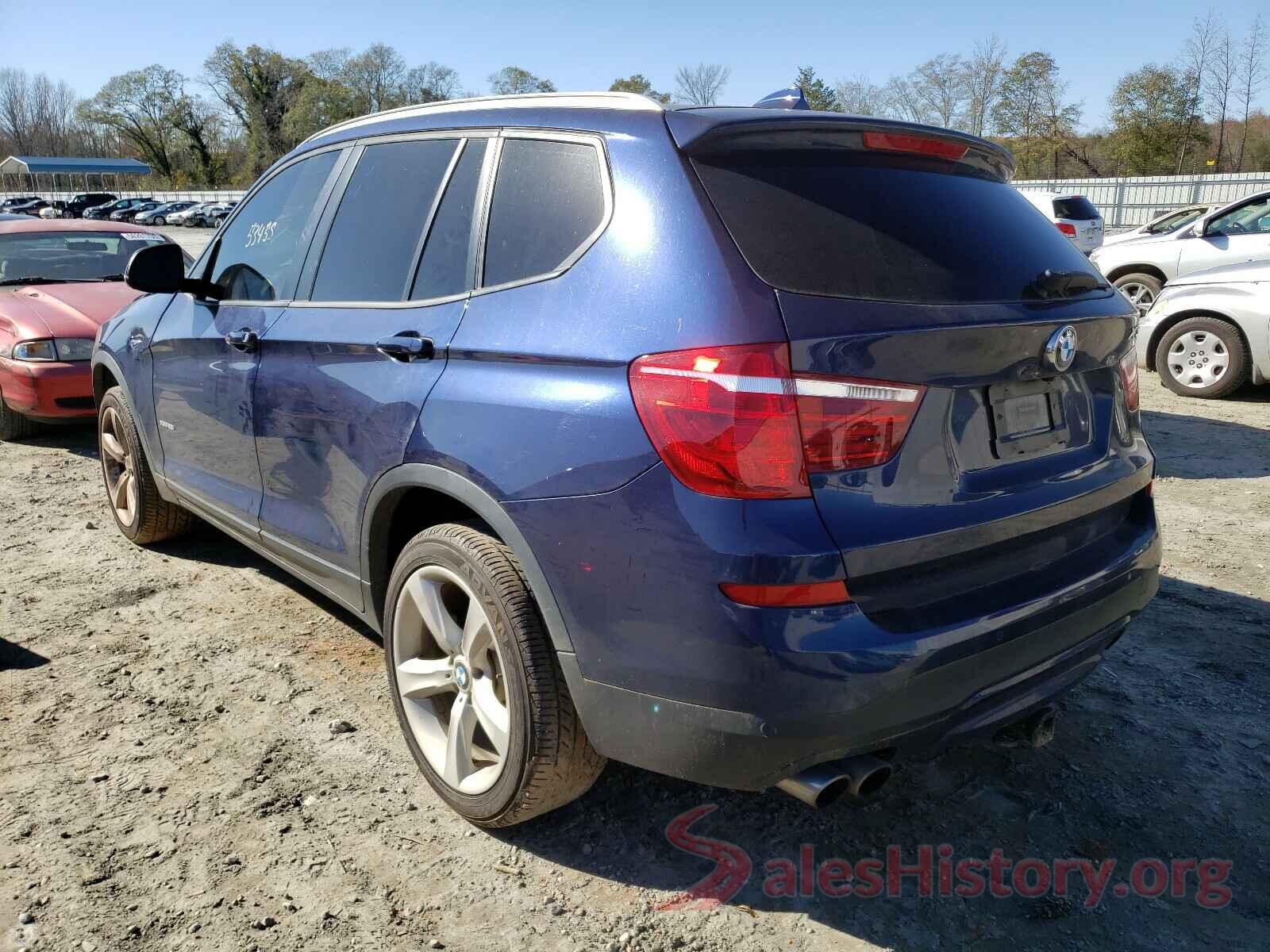 5UXWX9C54H0D97243 2017 BMW X3