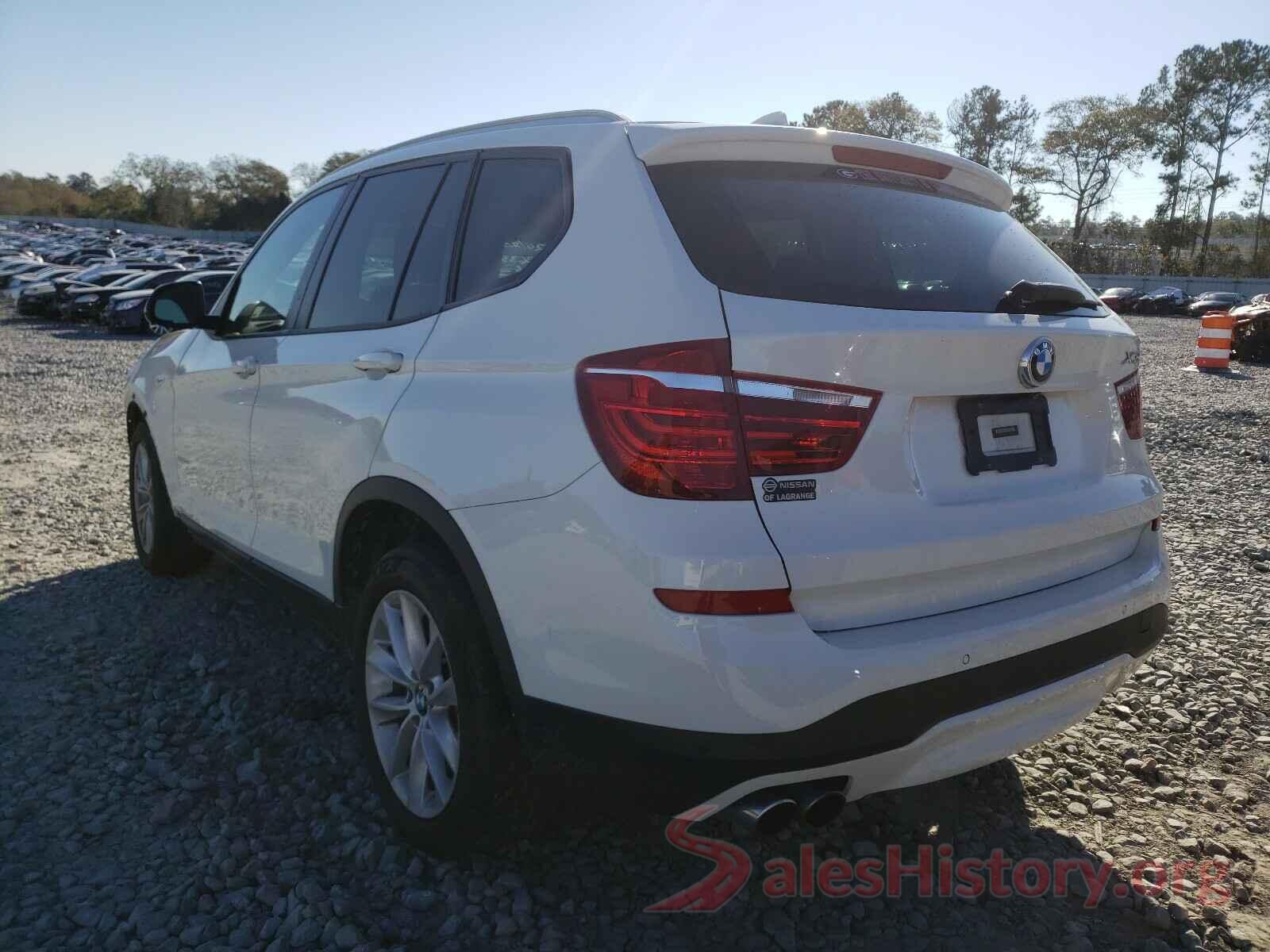 5UXWX9C39H0T23635 2017 BMW X3