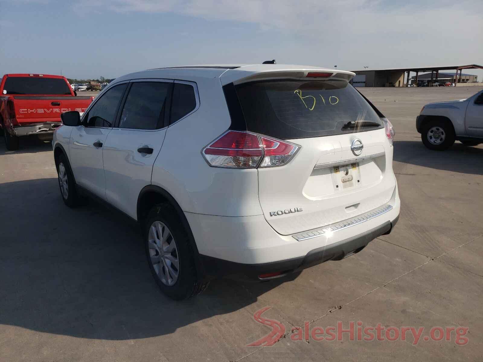 KNMAT2MT1GP593297 2016 NISSAN ROGUE