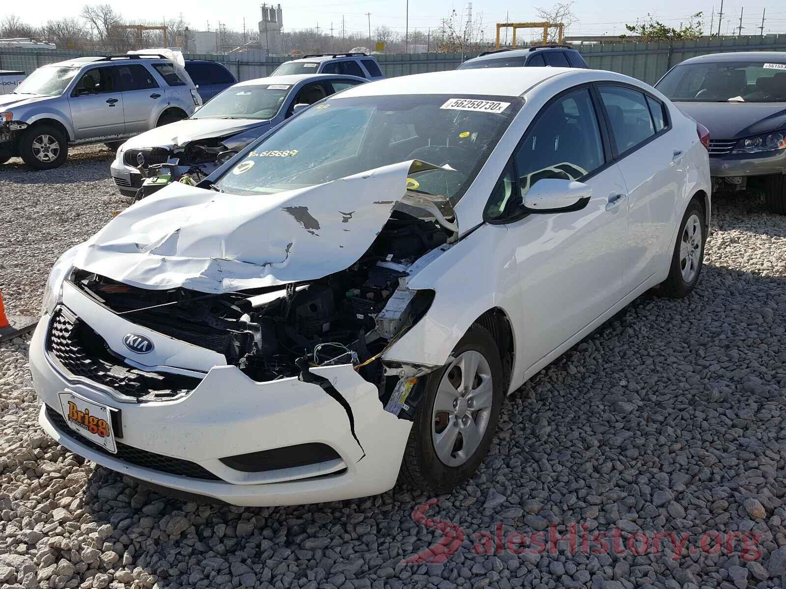 KNAFK4A64G5615689 2016 KIA FORTE