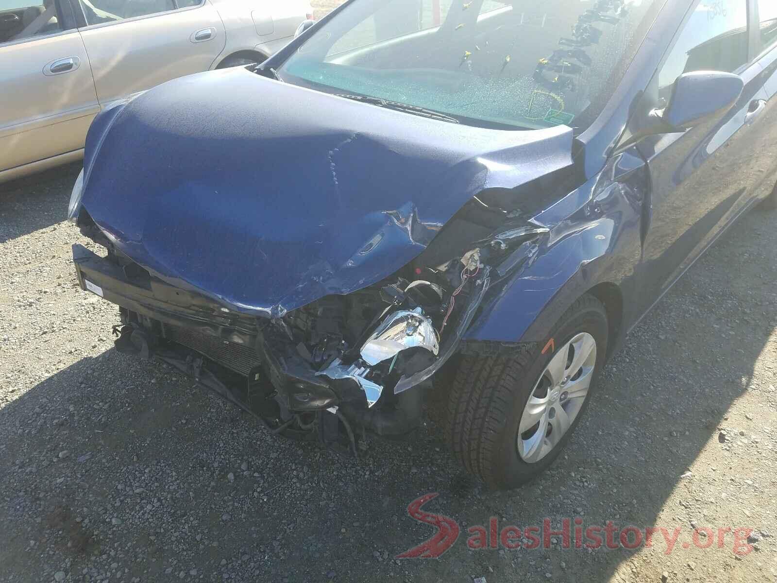 5NPDH4AE8GH780435 2016 HYUNDAI ELANTRA