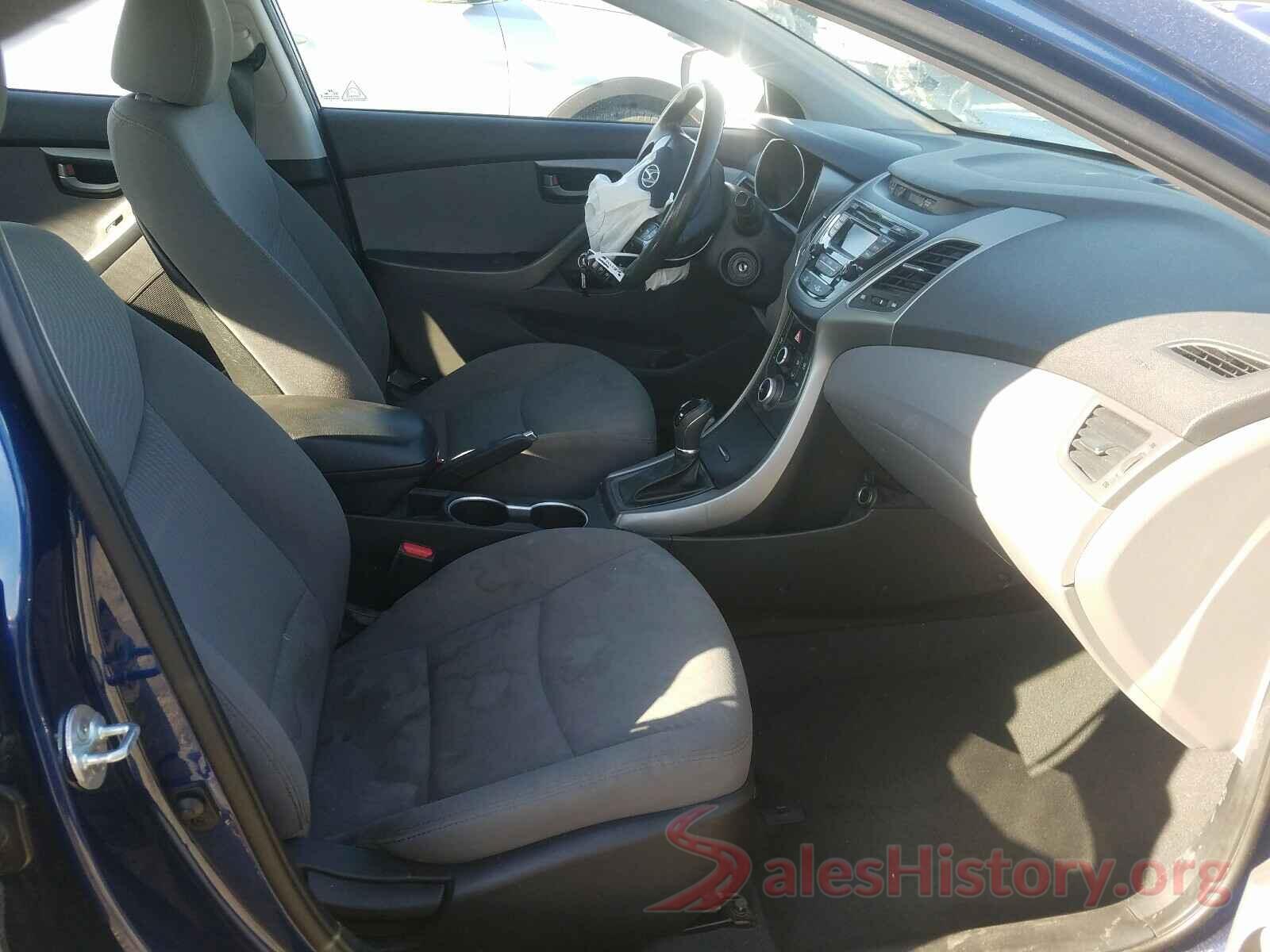 5NPDH4AE8GH780435 2016 HYUNDAI ELANTRA