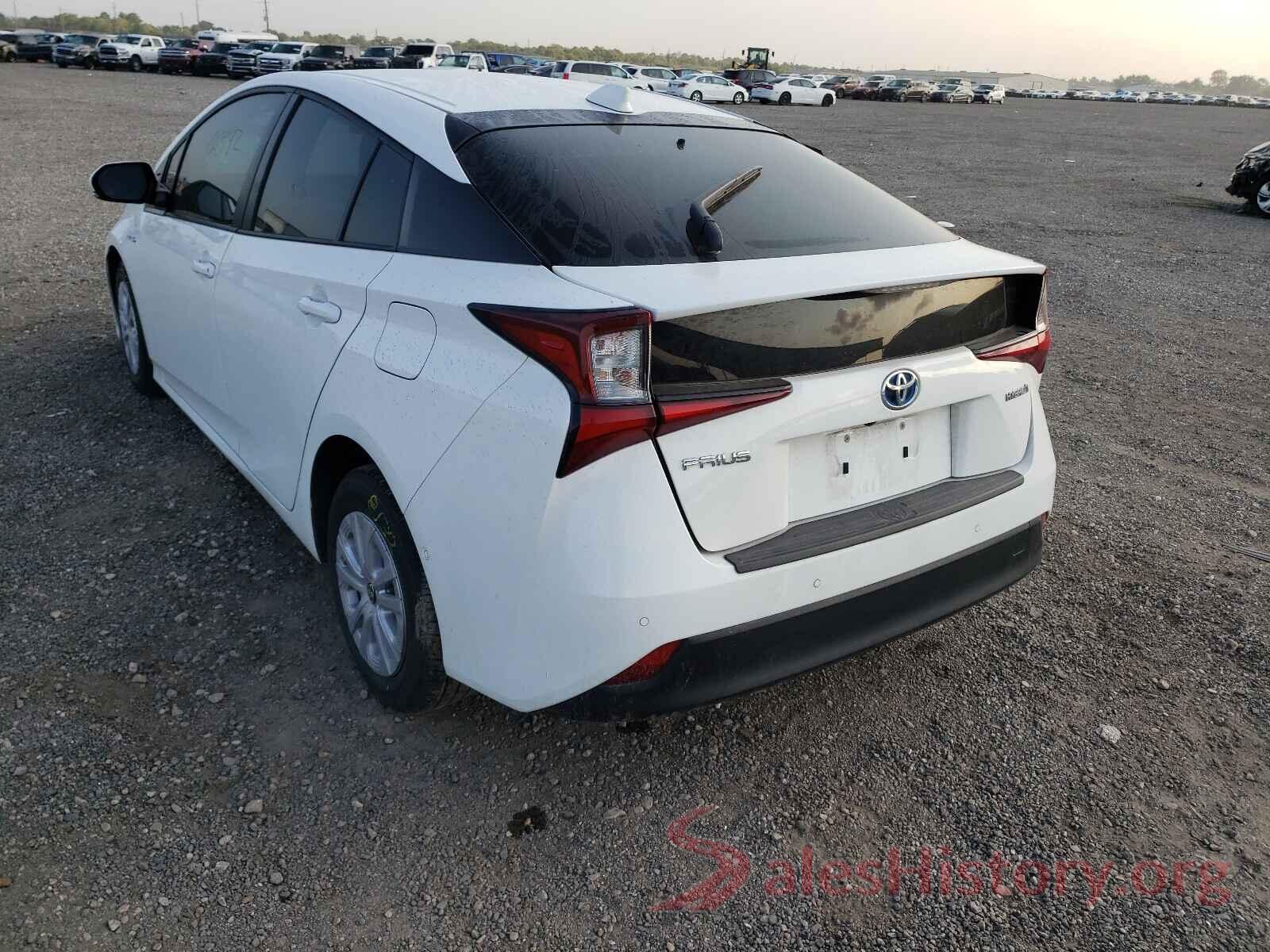 JTDKARFUXL3118340 2020 TOYOTA PRIUS