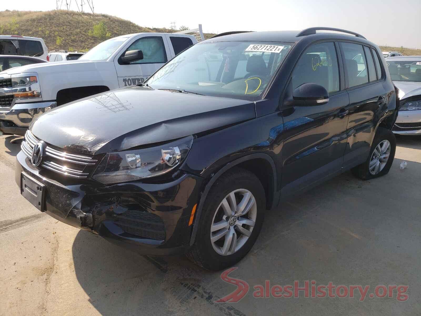 WVGBV7AX8GW552511 2016 VOLKSWAGEN TIGUAN