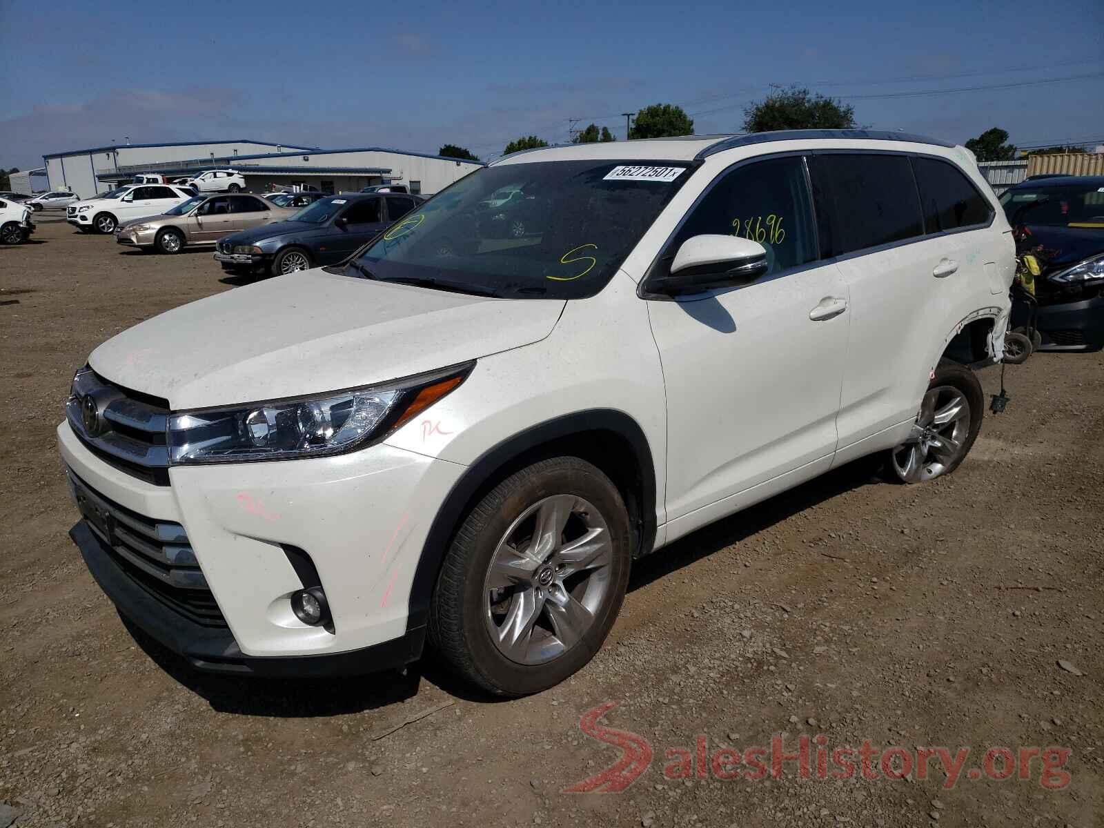 5TDYZRFH5KS306895 2019 TOYOTA HIGHLANDER