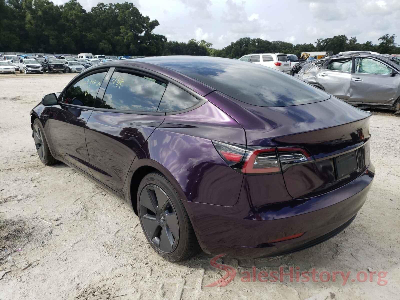 5YJ3E1EB7MF992143 2021 TESLA MODEL 3