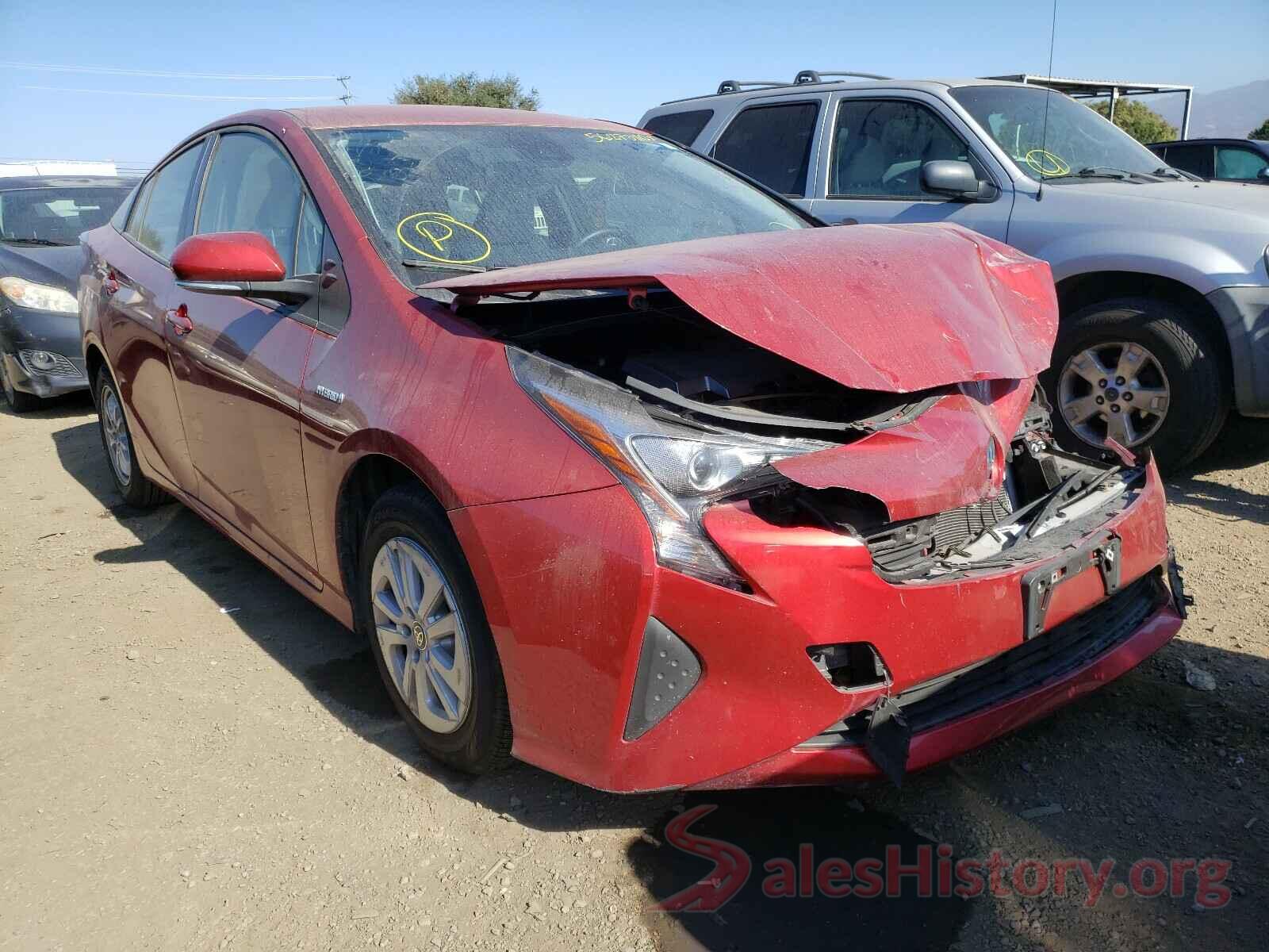 JTDKBRFU3H3533780 2017 TOYOTA PRIUS