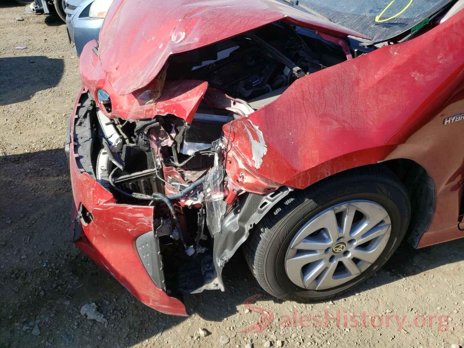 JTDKBRFU3H3533780 2017 TOYOTA PRIUS