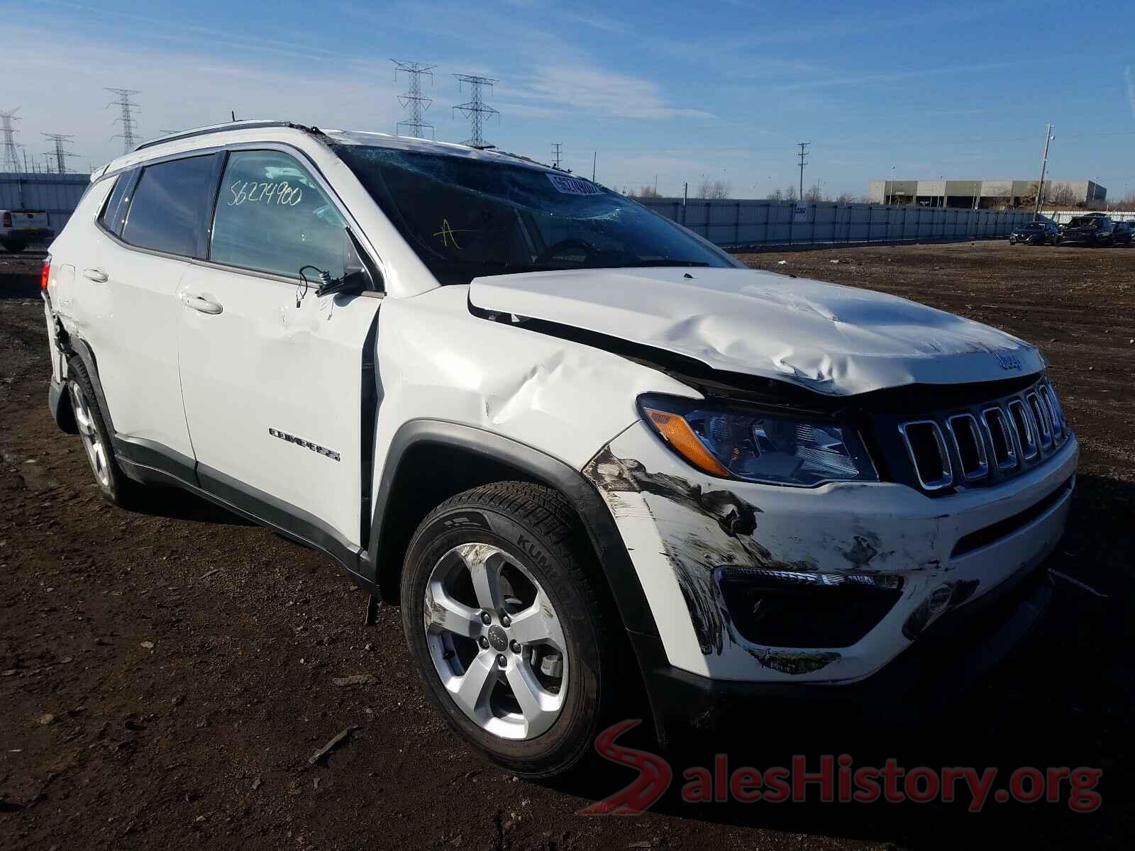 3C4NJCBB8KT637663 2019 JEEP COMPASS