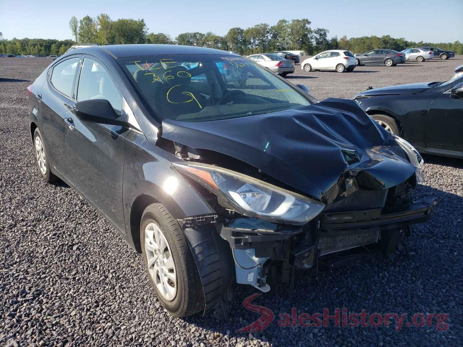 5NPDH4AE5GH683239 2016 HYUNDAI ELANTRA