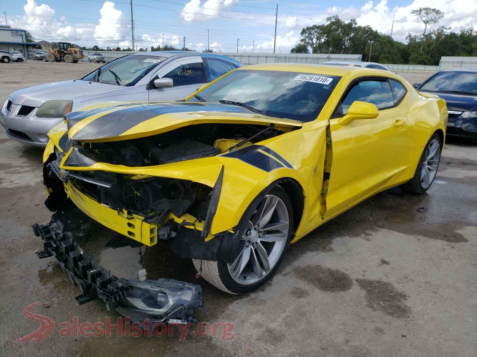 2017 CHEVROLET CAMARO VIN 1G1FB1RS8H0176698, front view