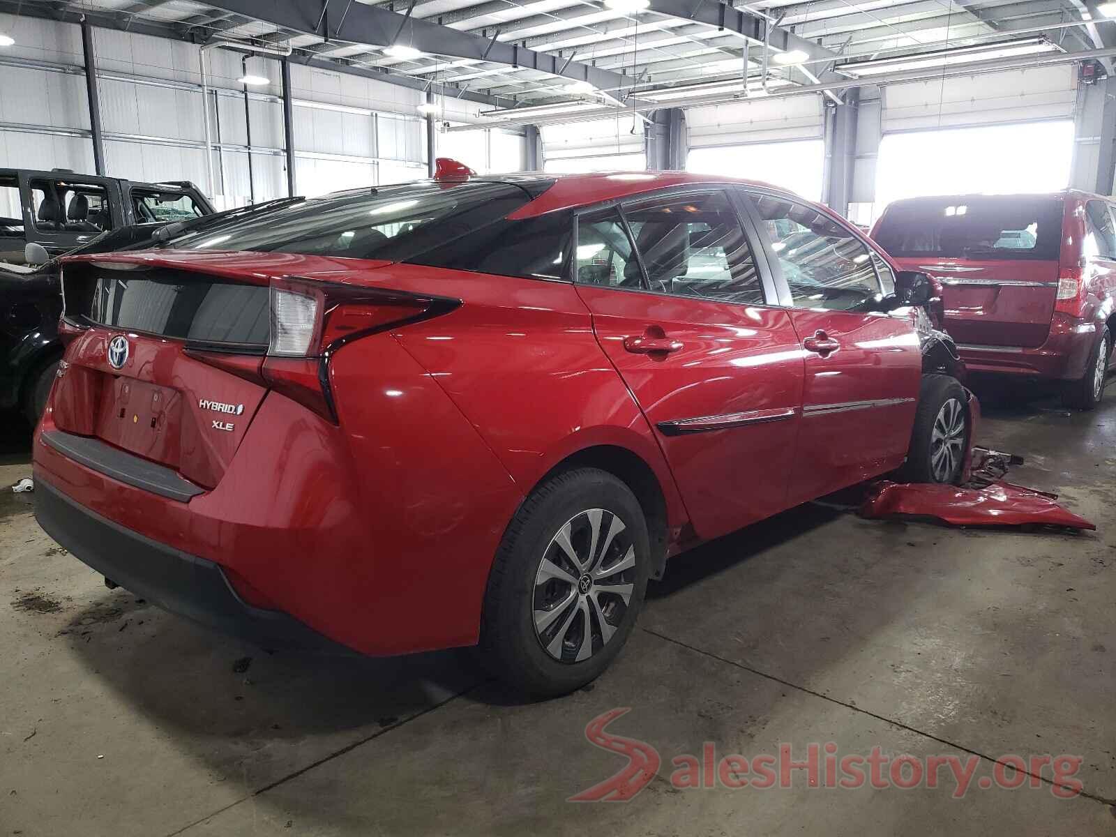 JTDL9RFU9K3011940 2019 TOYOTA PRIUS