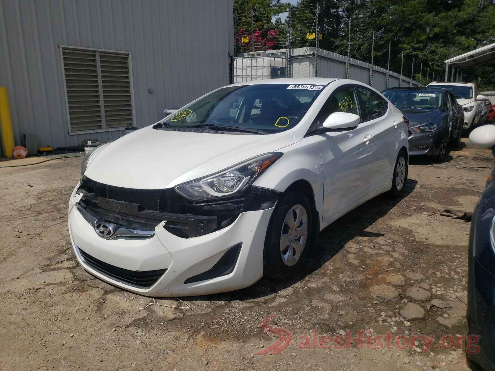 5NPDH4AE7GH773816 2016 HYUNDAI ELANTRA