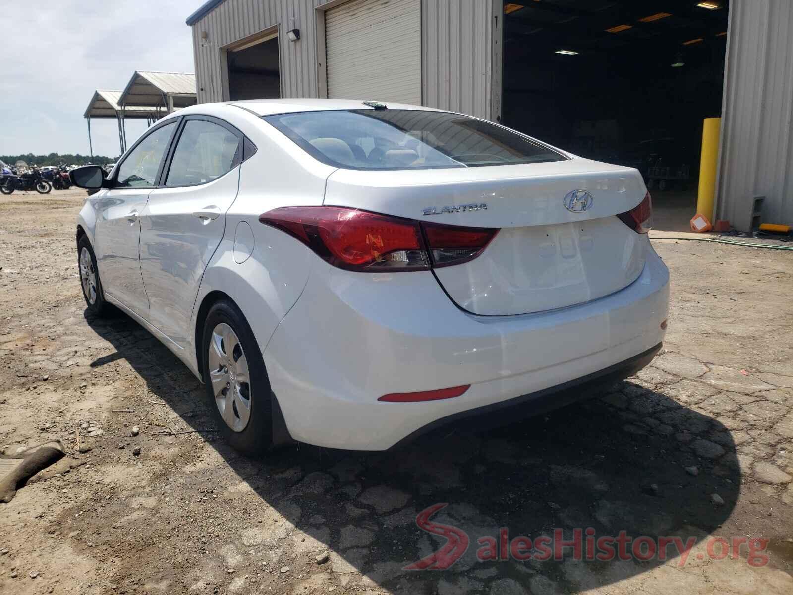 5NPDH4AE7GH773816 2016 HYUNDAI ELANTRA