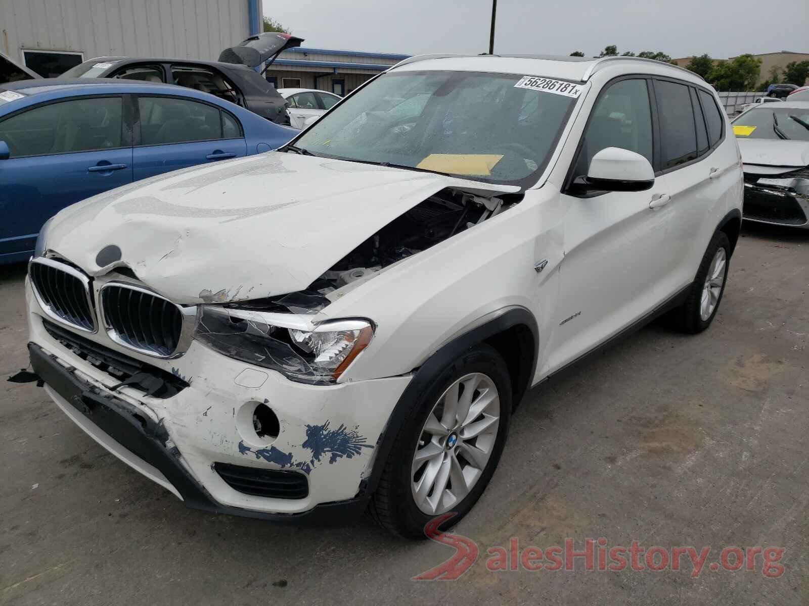 5UXWZ7C38H0V93521 2017 BMW X3