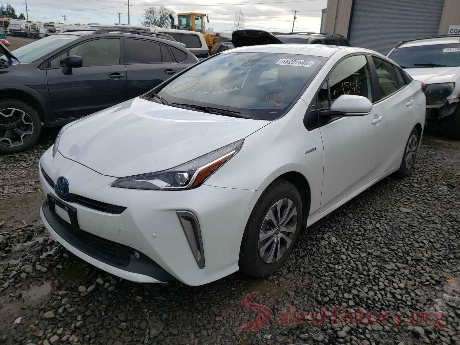 JTDL9MFUXM3023245 2021 TOYOTA PRIUS