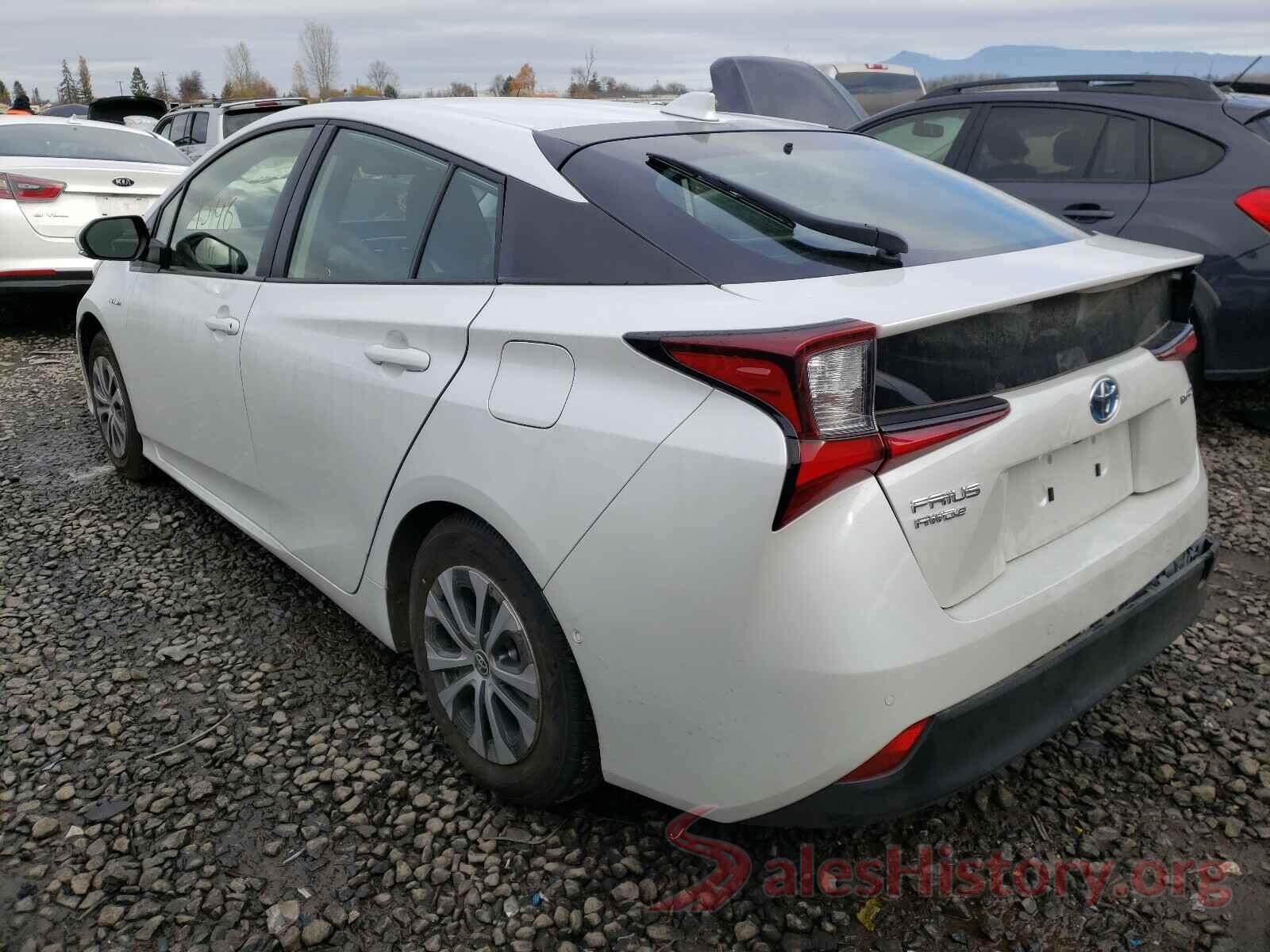 JTDL9MFUXM3023245 2021 TOYOTA PRIUS