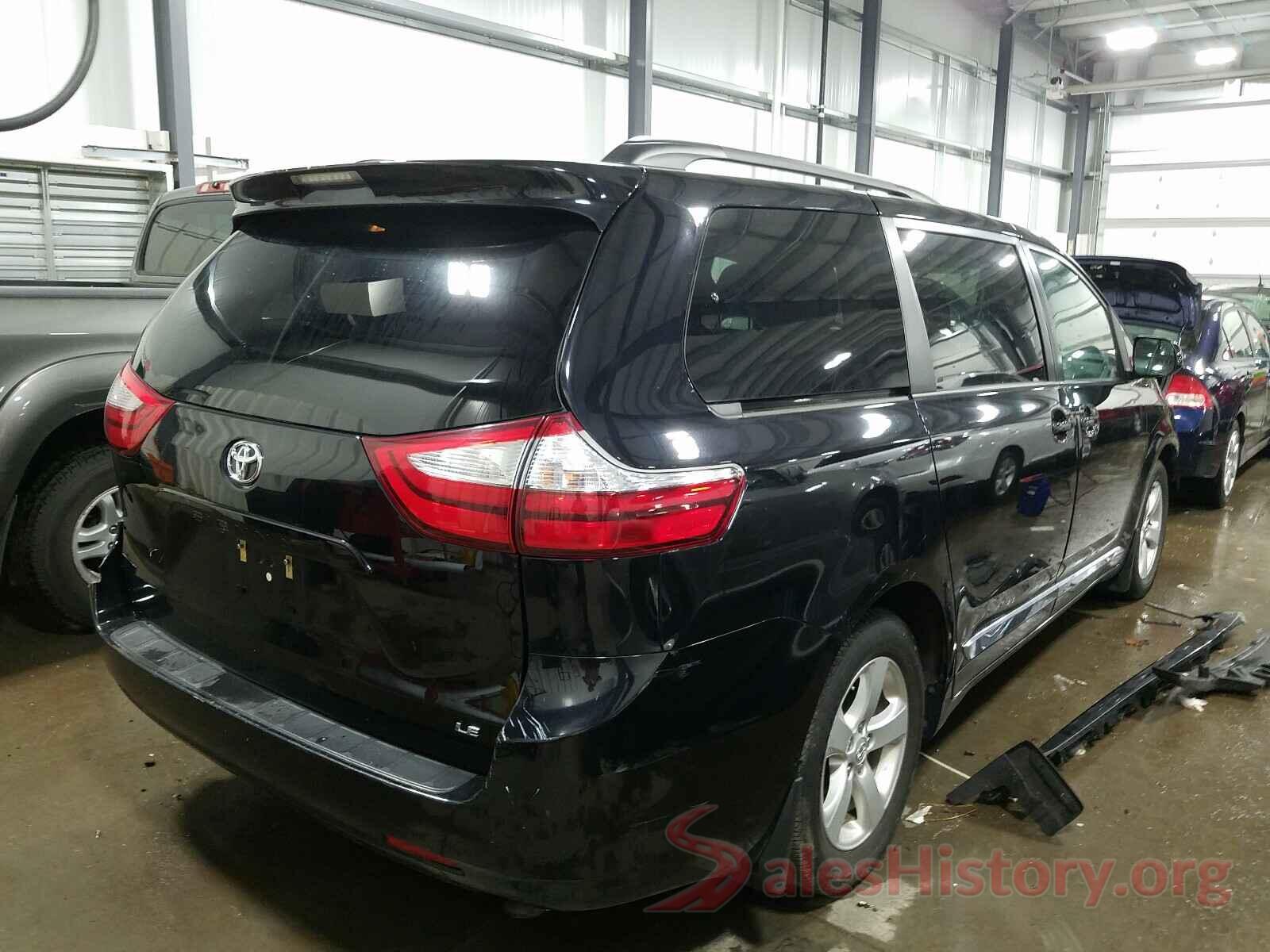 5TDKZ3DC2HS793525 2017 TOYOTA SIENNA