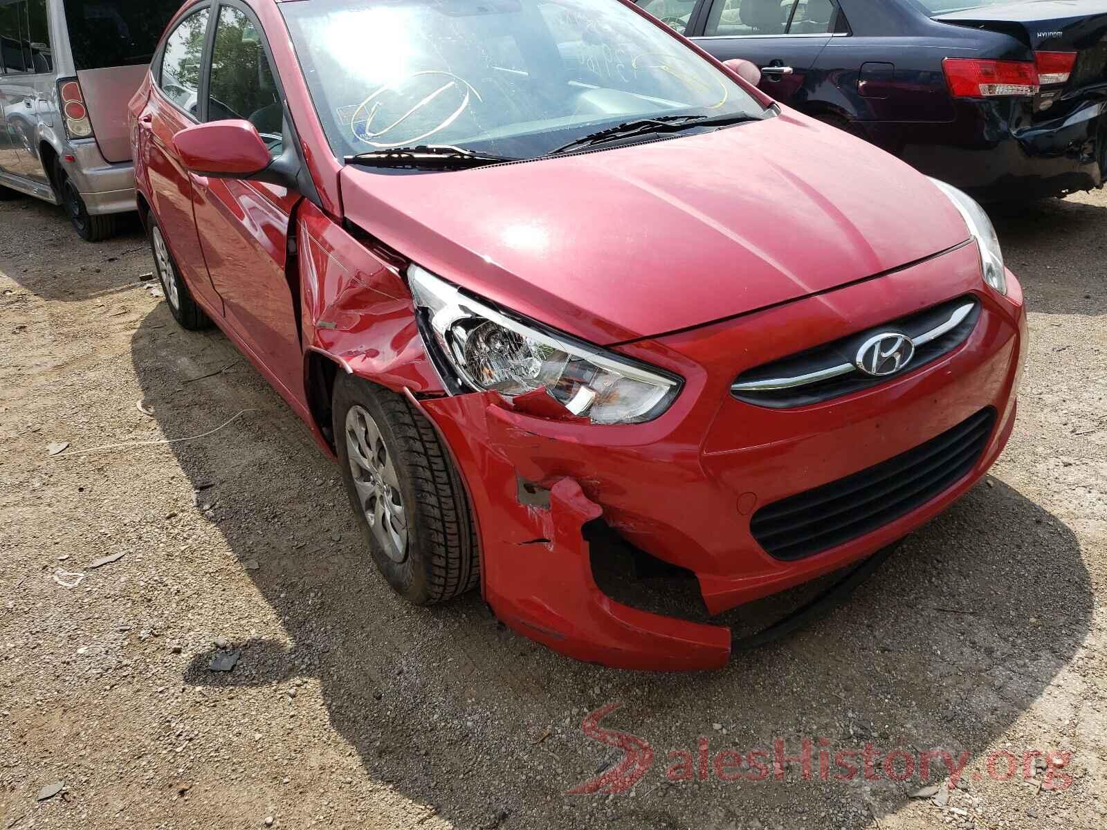 KMHCT4AE8GU135943 2016 HYUNDAI ACCENT