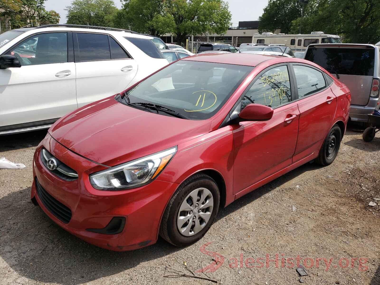 KMHCT4AE8GU135943 2016 HYUNDAI ACCENT