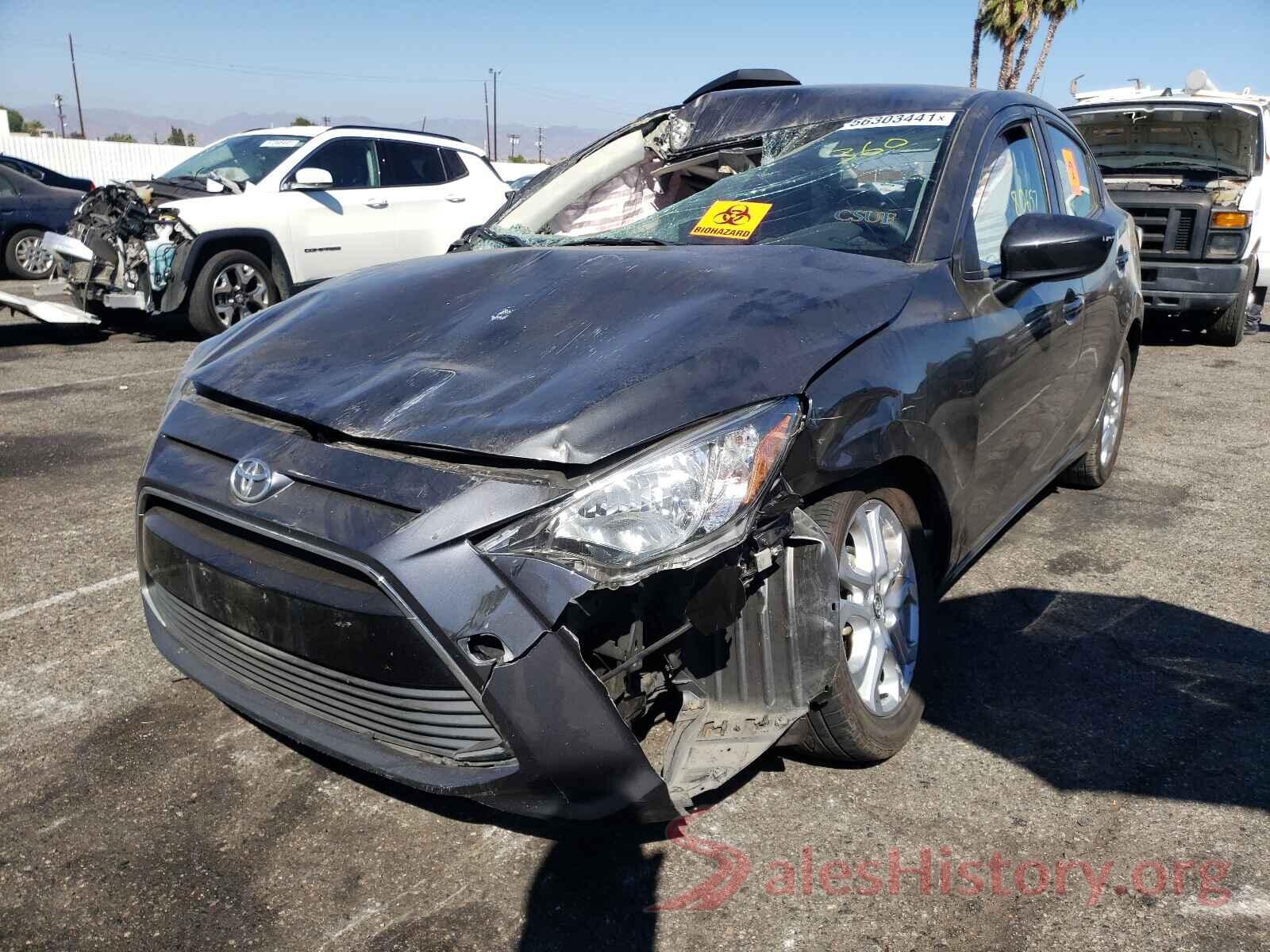 3MYDLBYV0JY306600 2018 TOYOTA YARIS