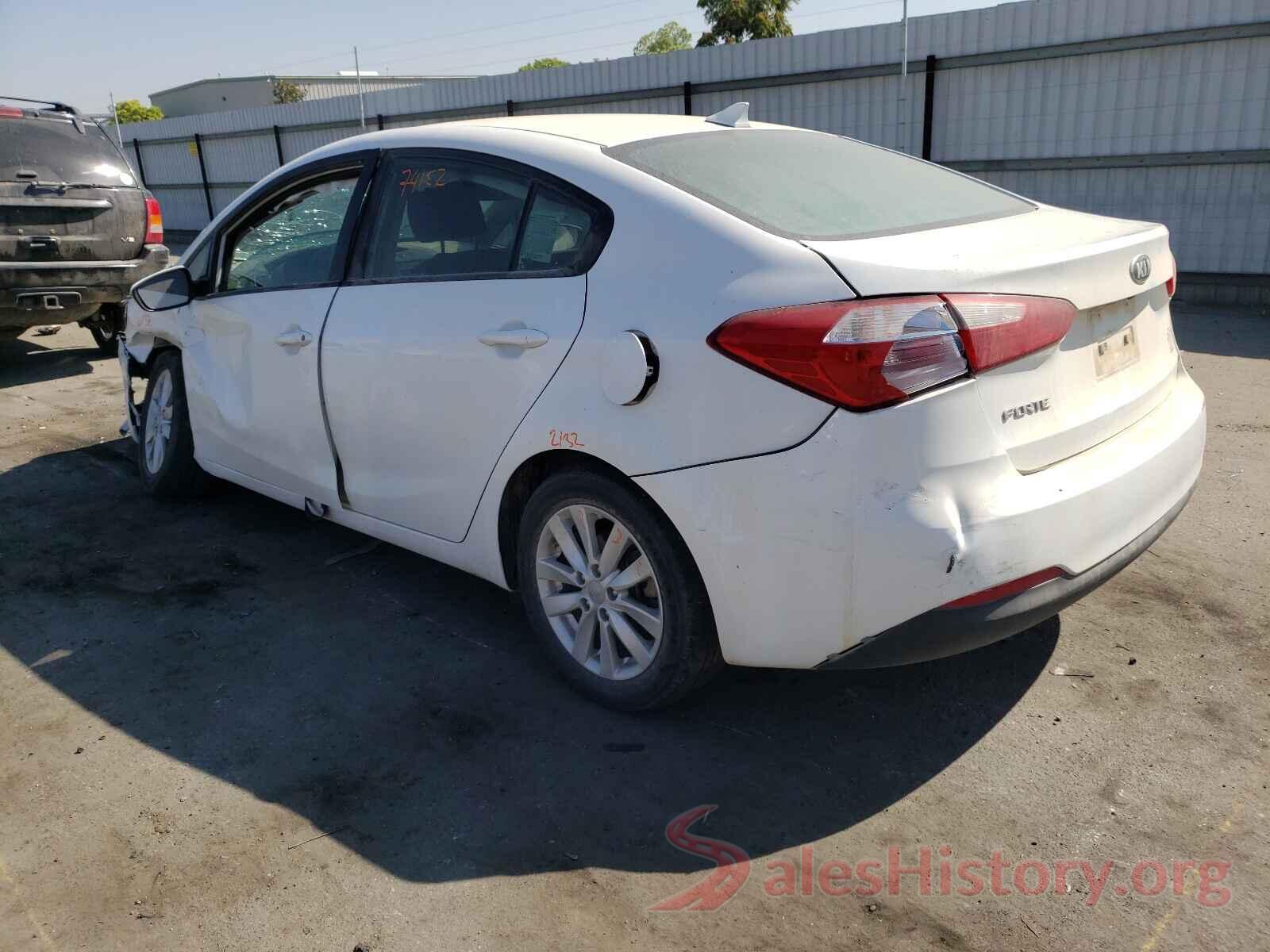 KNAFX4A66G5535361 2016 KIA FORTE