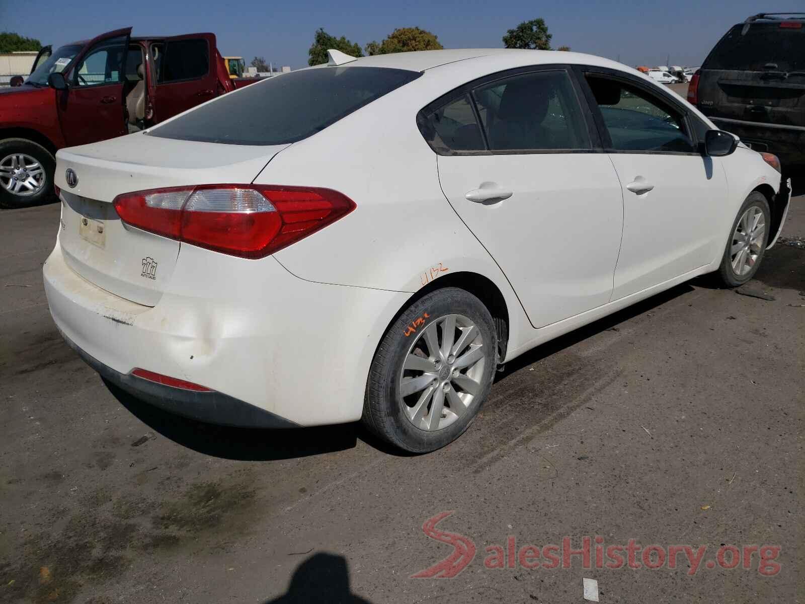 KNAFX4A66G5535361 2016 KIA FORTE