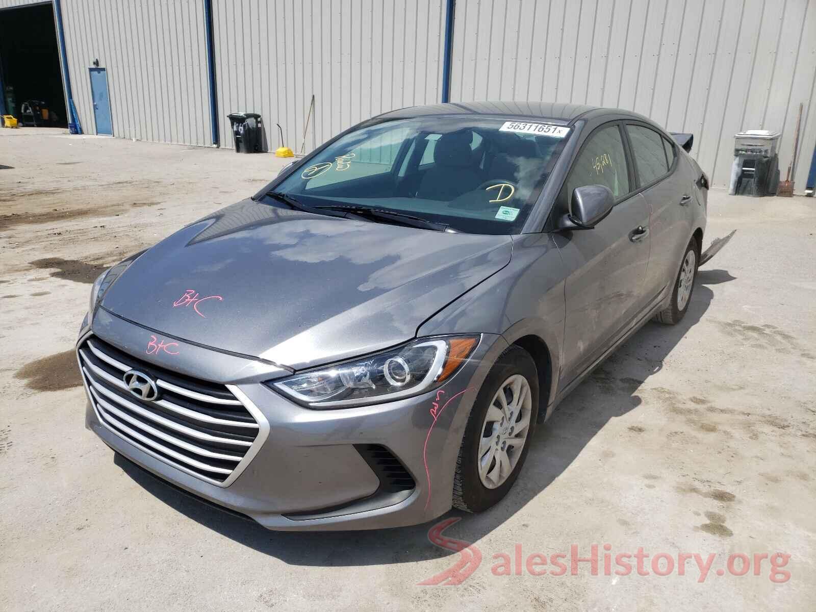 5NPD74LF9JH285578 2018 HYUNDAI ELANTRA