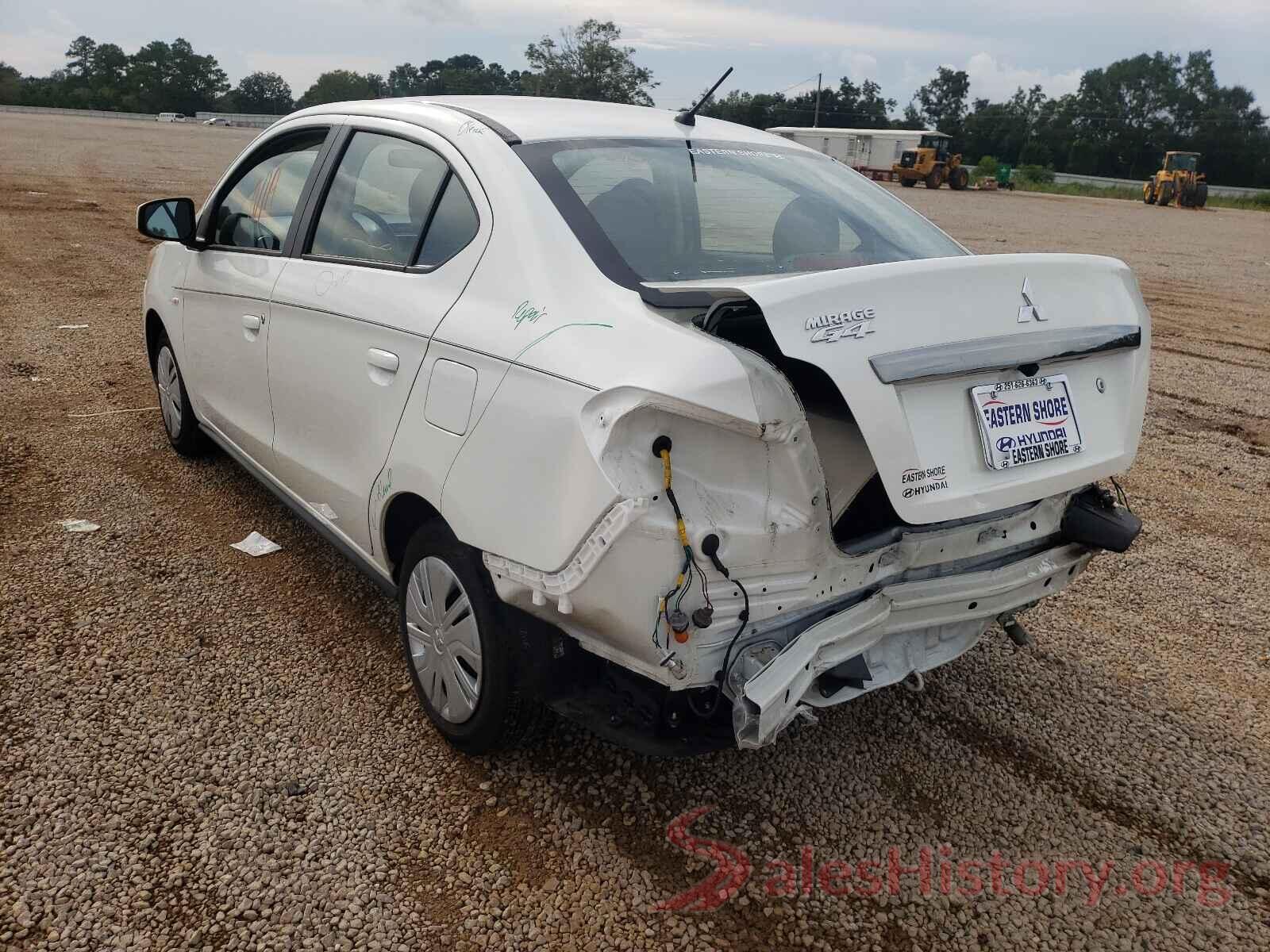 ML32F3FJ9LHF04468 2020 MITSUBISHI MIRAGE