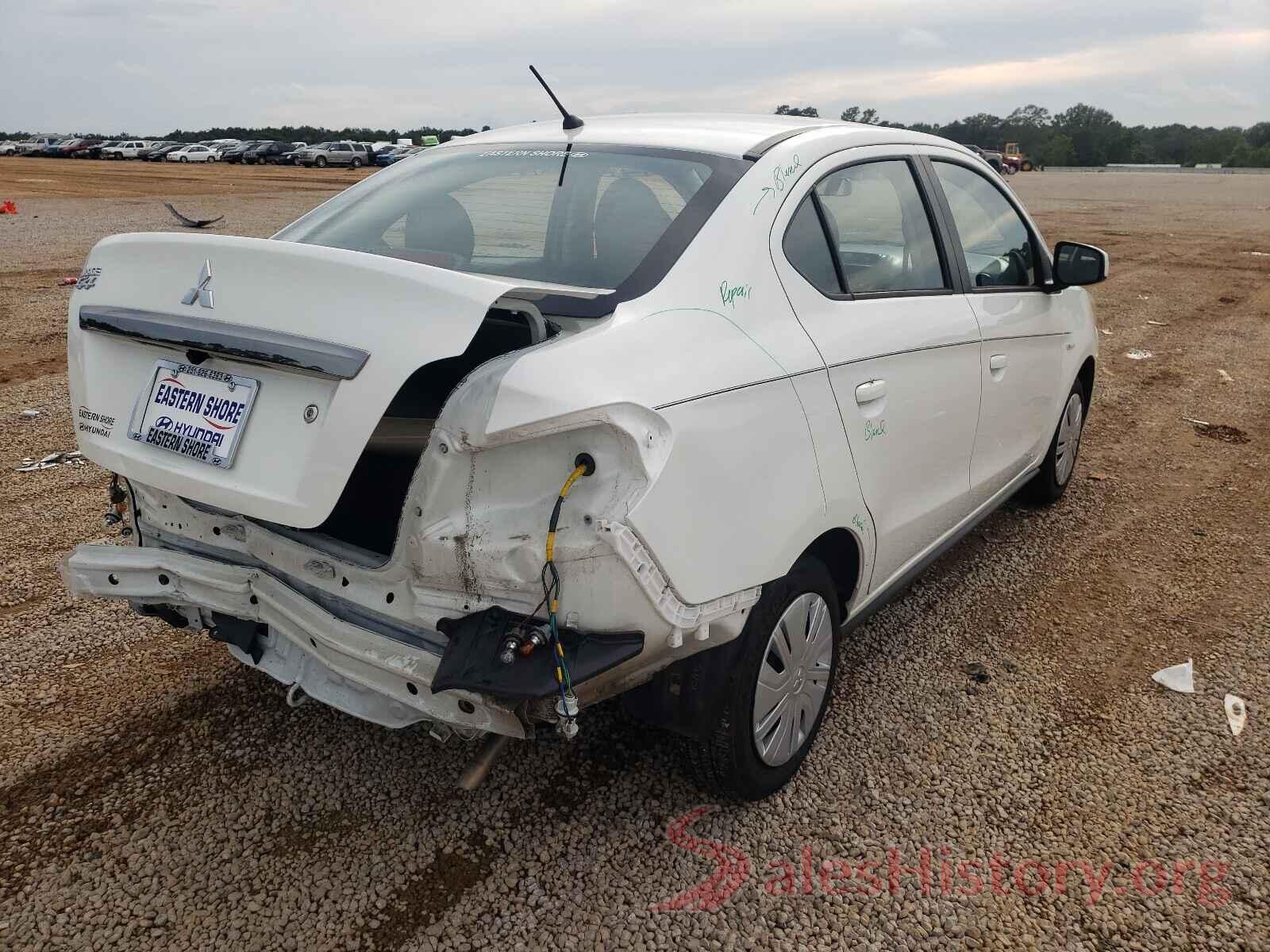 ML32F3FJ9LHF04468 2020 MITSUBISHI MIRAGE