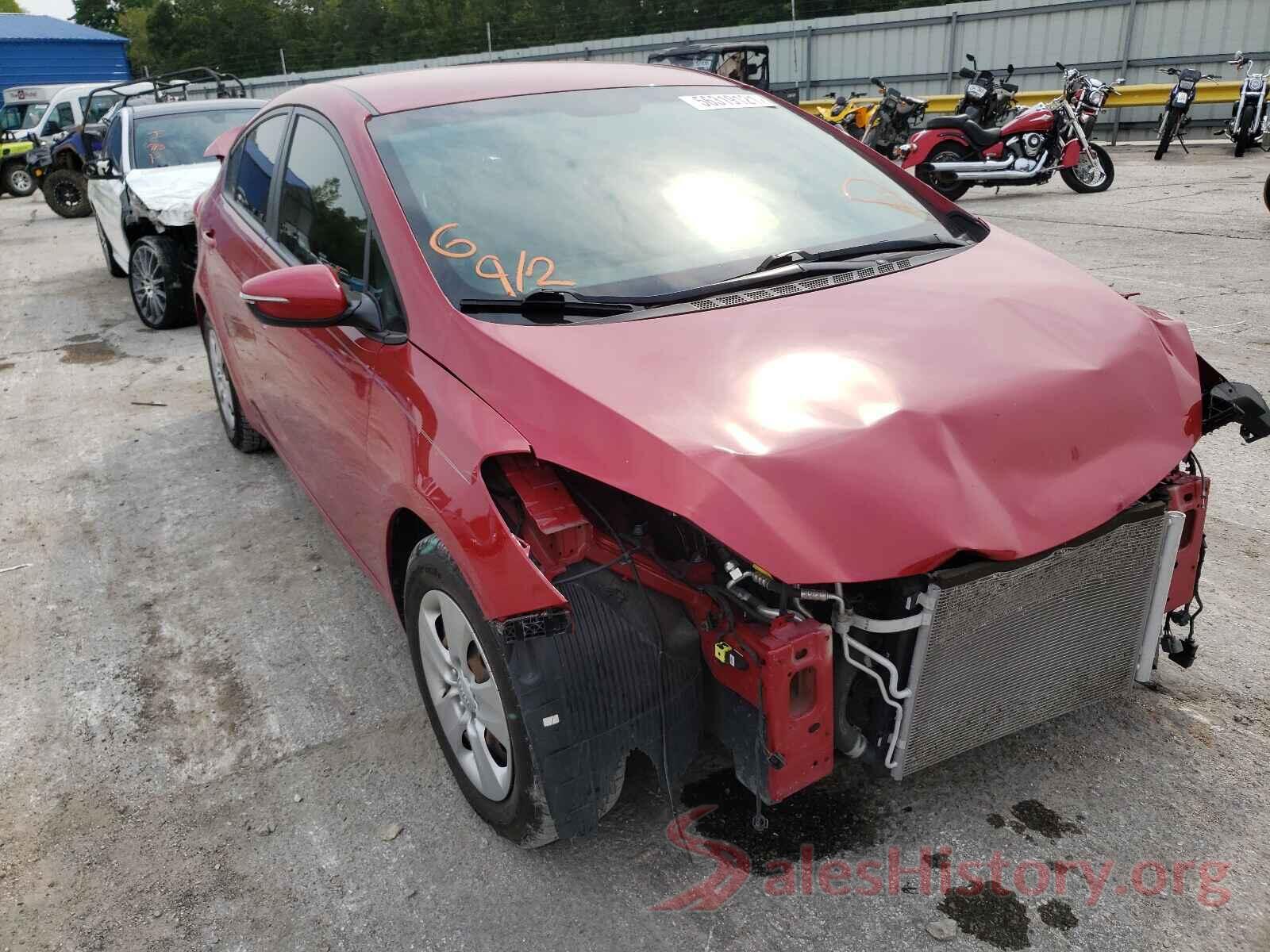 KNAFX4A69G5548878 2016 KIA FORTE