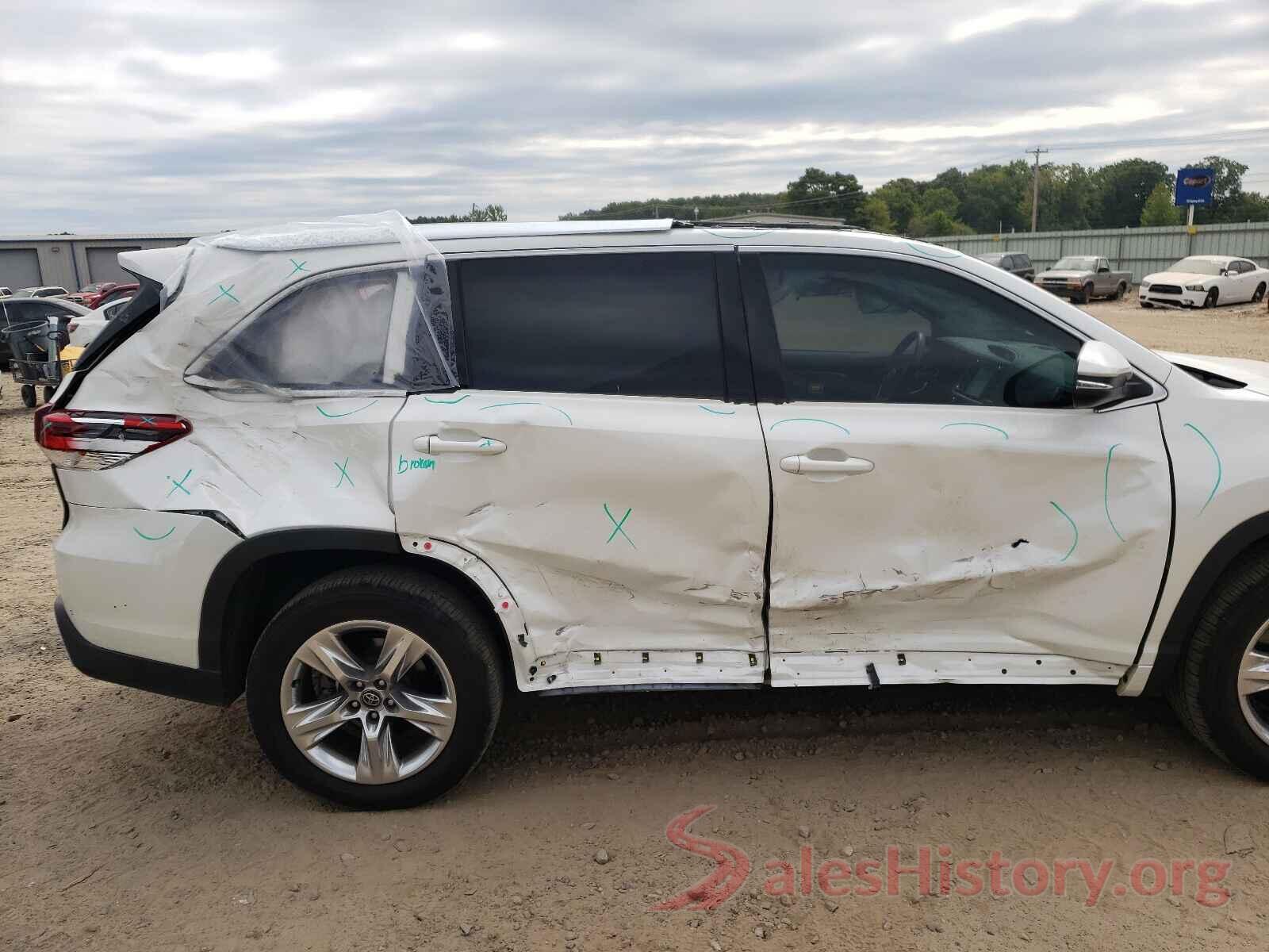 5TDYZRFH6KS290383 2019 TOYOTA HIGHLANDER