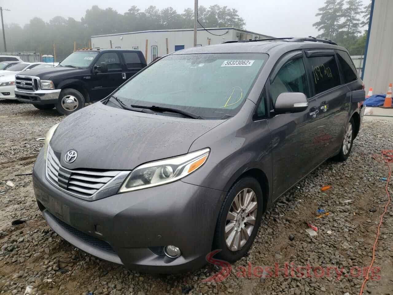 5TDYK3DC8FS563290 2015 TOYOTA SIENNA