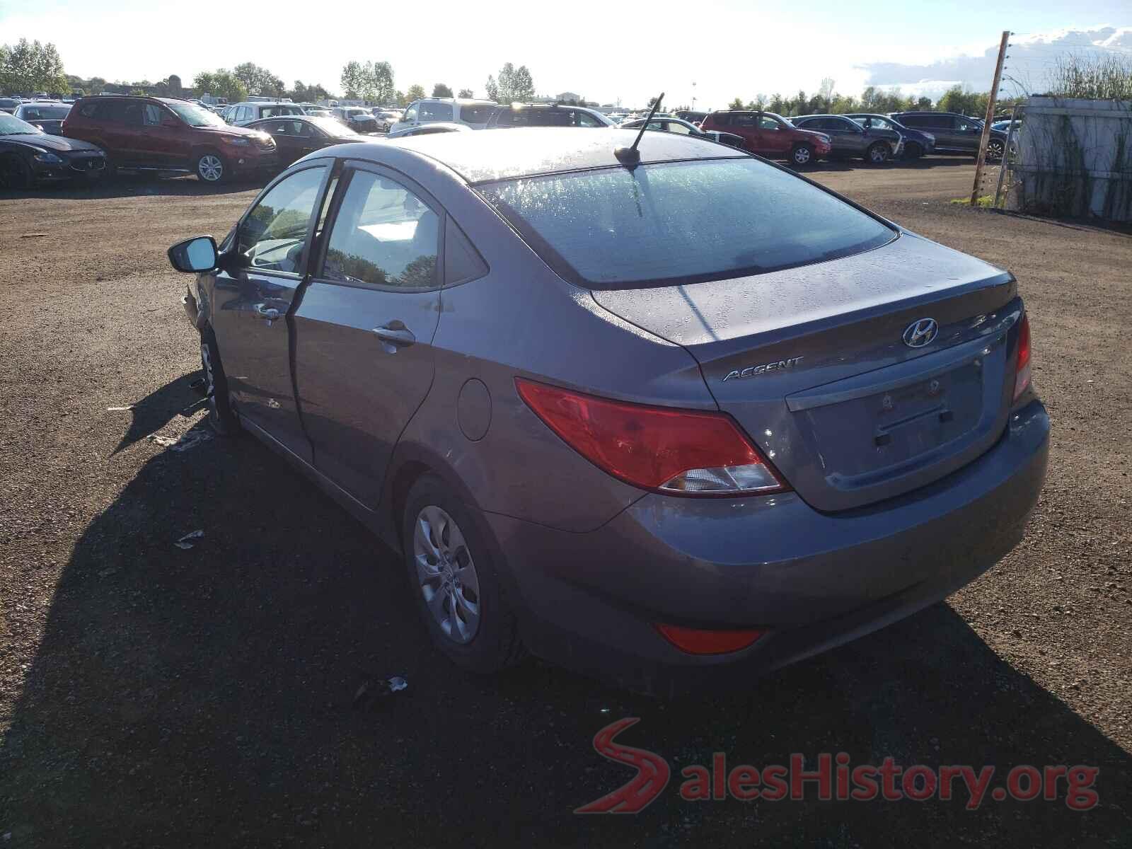 KMHCT4AE1GU974655 2016 HYUNDAI ACCENT