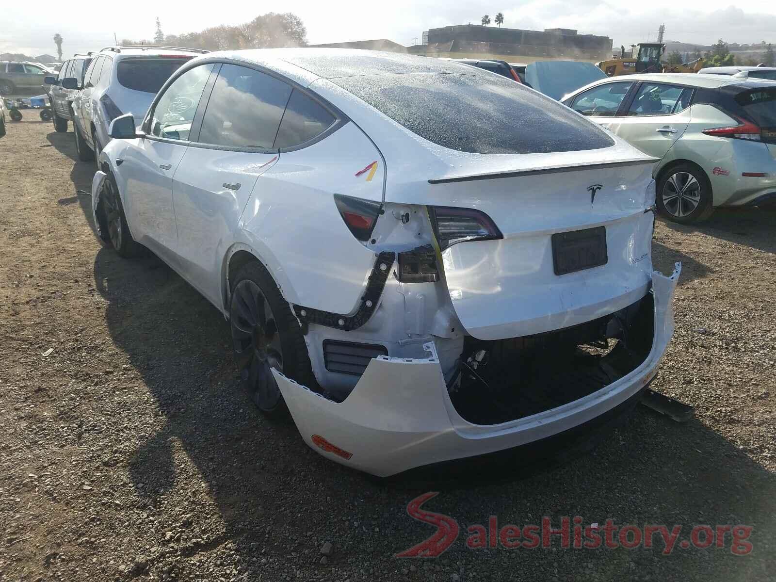 5YJYGDEF9LF028050 2020 TESLA MODEL Y