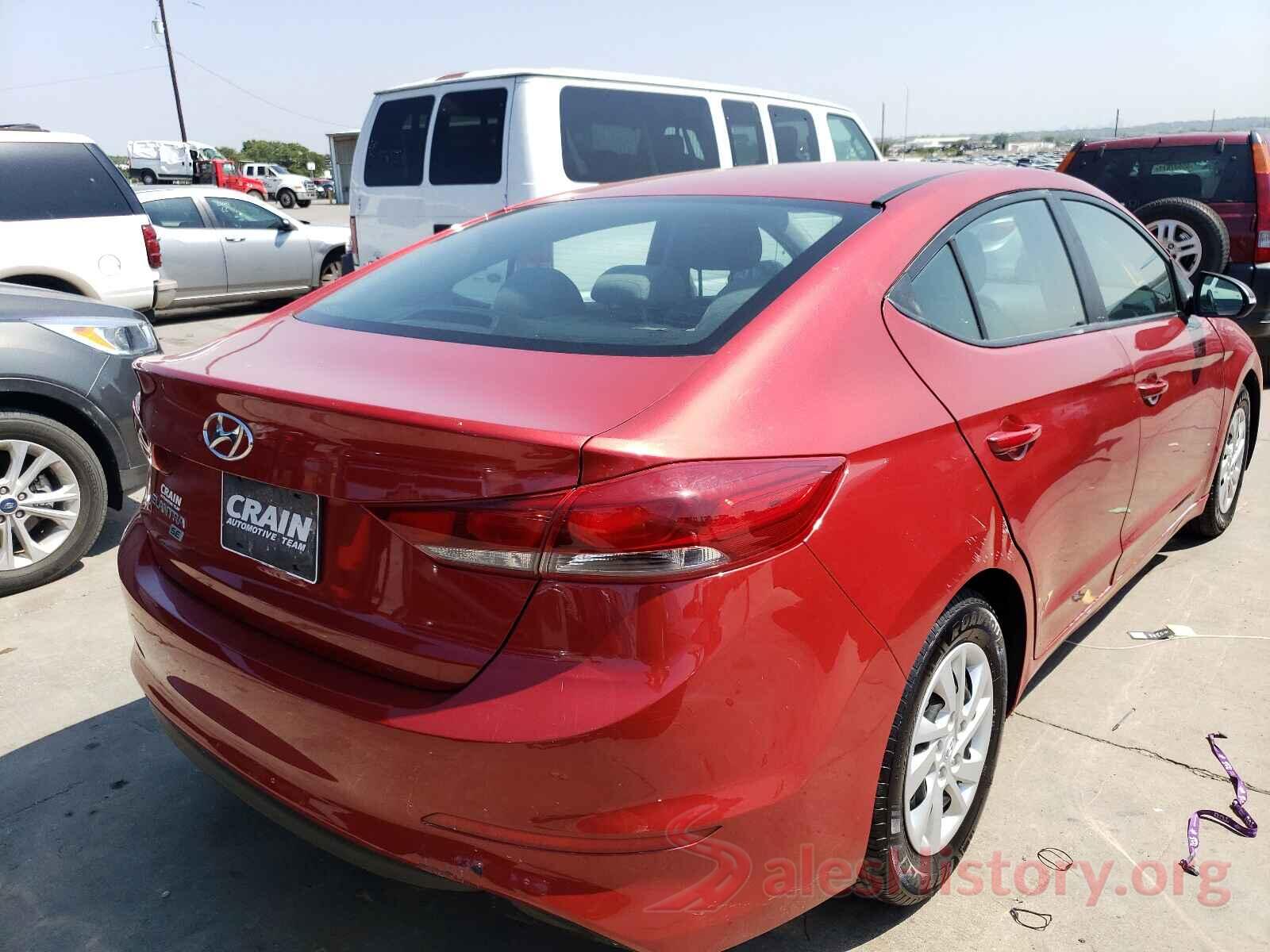 5NPD74LF2JH343000 2018 HYUNDAI ELANTRA