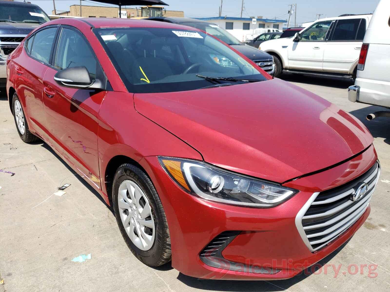 5NPD74LF2JH343000 2018 HYUNDAI ELANTRA