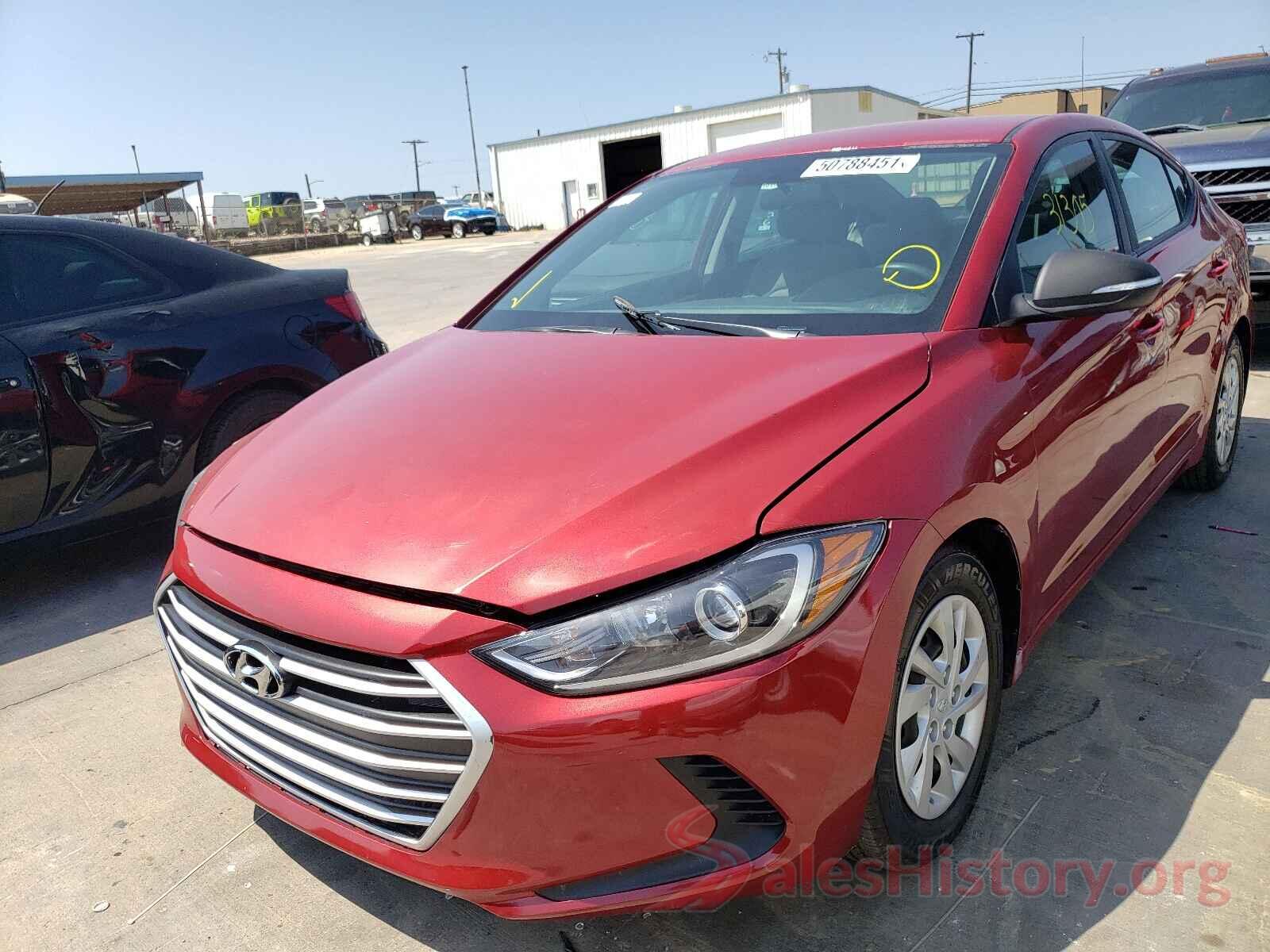 5NPD74LF2JH343000 2018 HYUNDAI ELANTRA