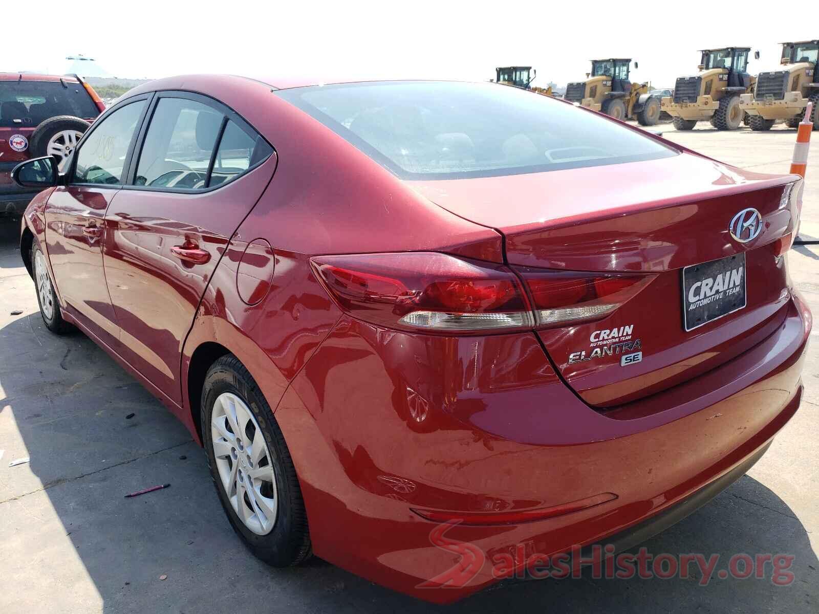 5NPD74LF2JH343000 2018 HYUNDAI ELANTRA