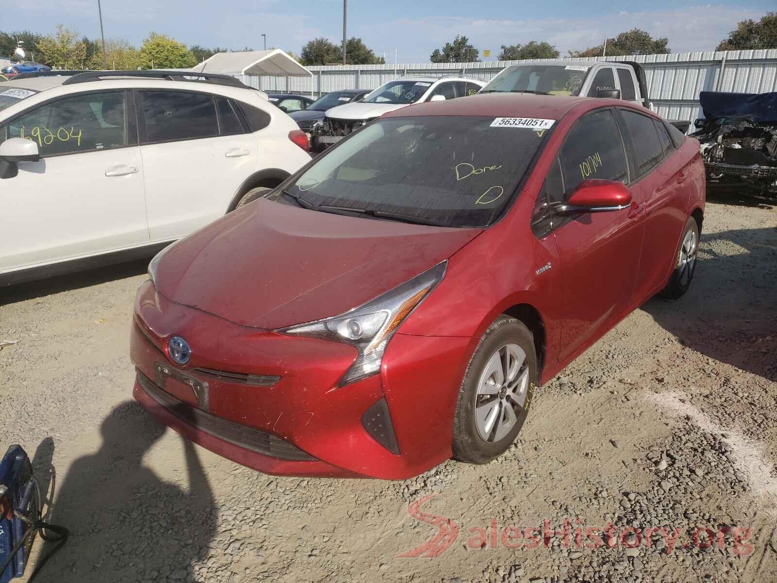 JTDKARFU6H3528513 2017 TOYOTA PRIUS