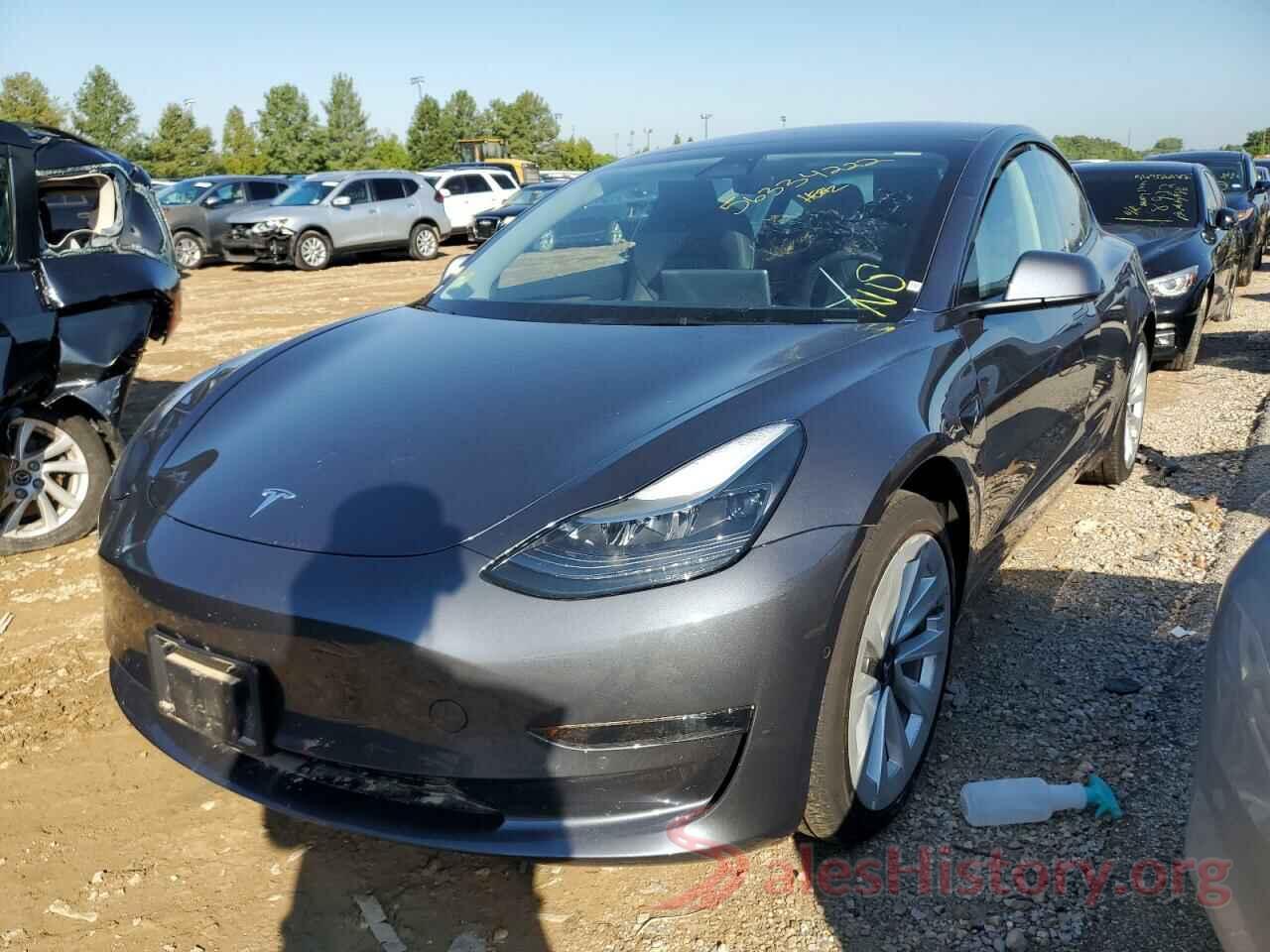 5YJ3E1EA4NF186169 2022 TESLA MODEL 3