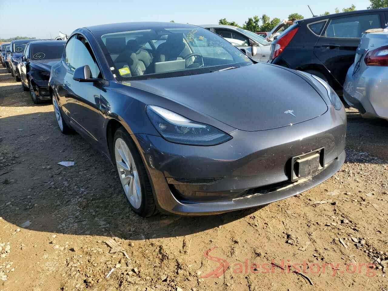 5YJ3E1EA4NF186169 2022 TESLA MODEL 3