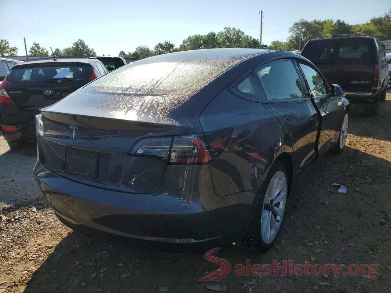 5YJ3E1EA4NF186169 2022 TESLA MODEL 3