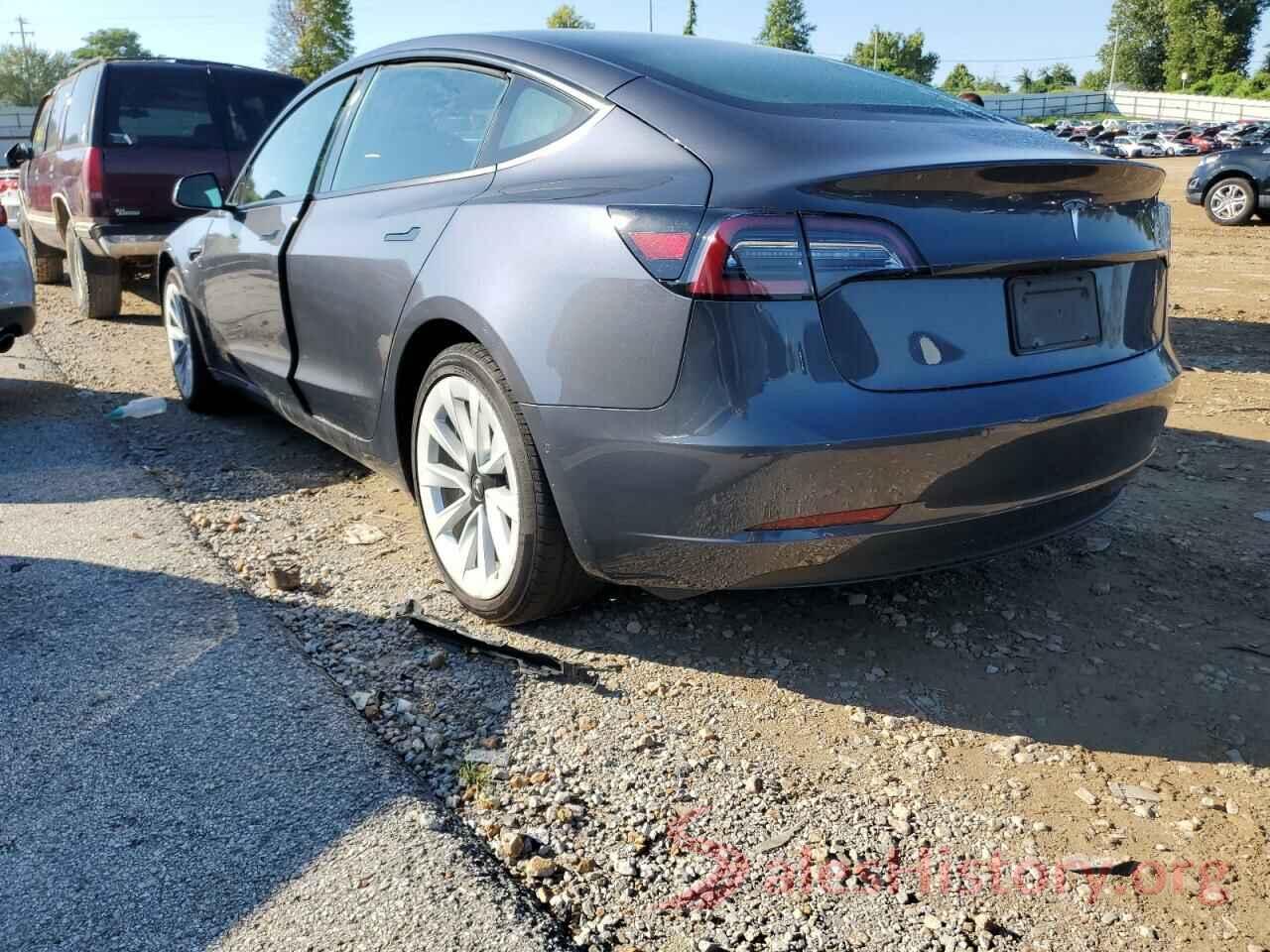 5YJ3E1EA4NF186169 2022 TESLA MODEL 3