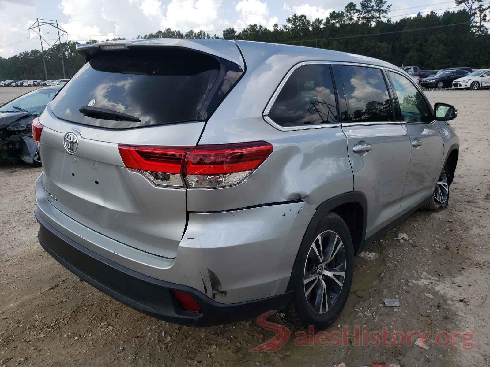 5TDZARFH7KS054188 2019 TOYOTA HIGHLANDER