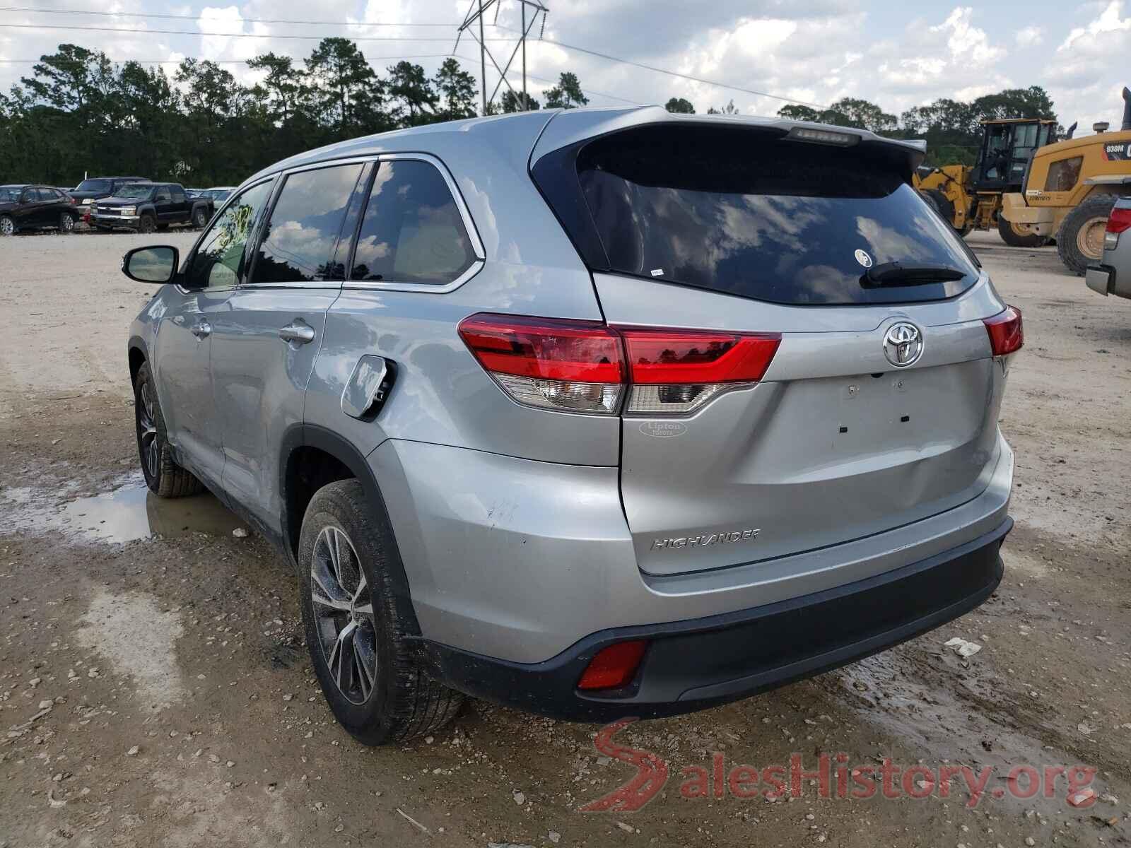 5TDZARFH7KS054188 2019 TOYOTA HIGHLANDER