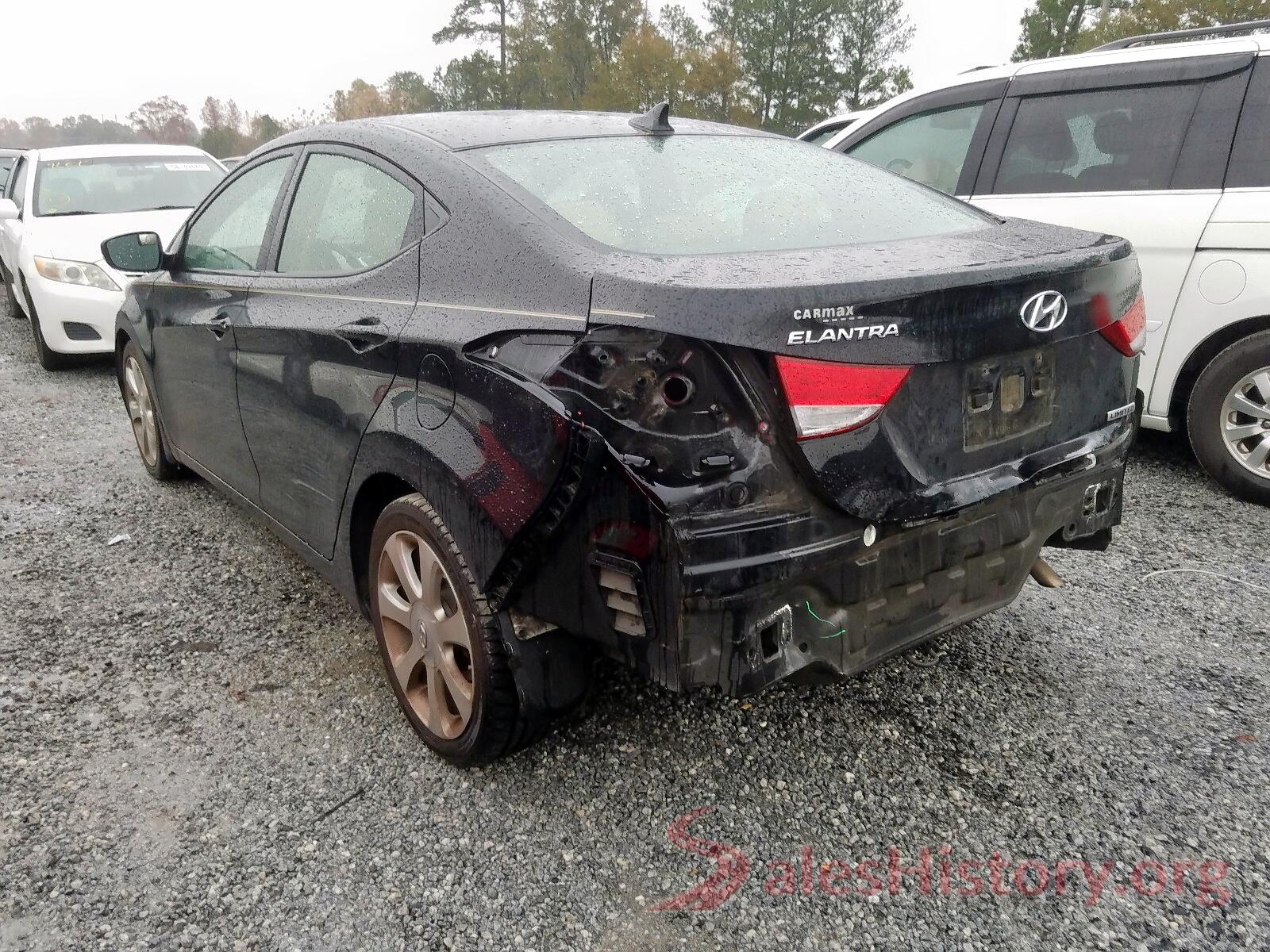 5NPDH4AE8CH136461 2012 HYUNDAI ELANTRA