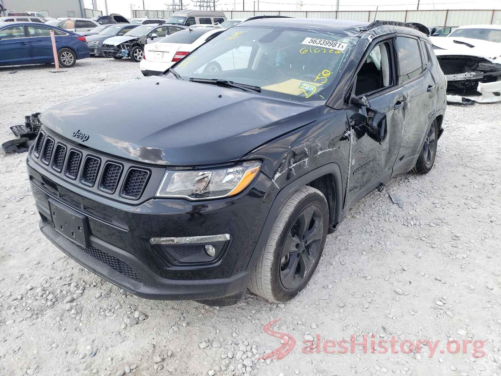 3C4NJCBB6KT616200 2019 JEEP COMPASS